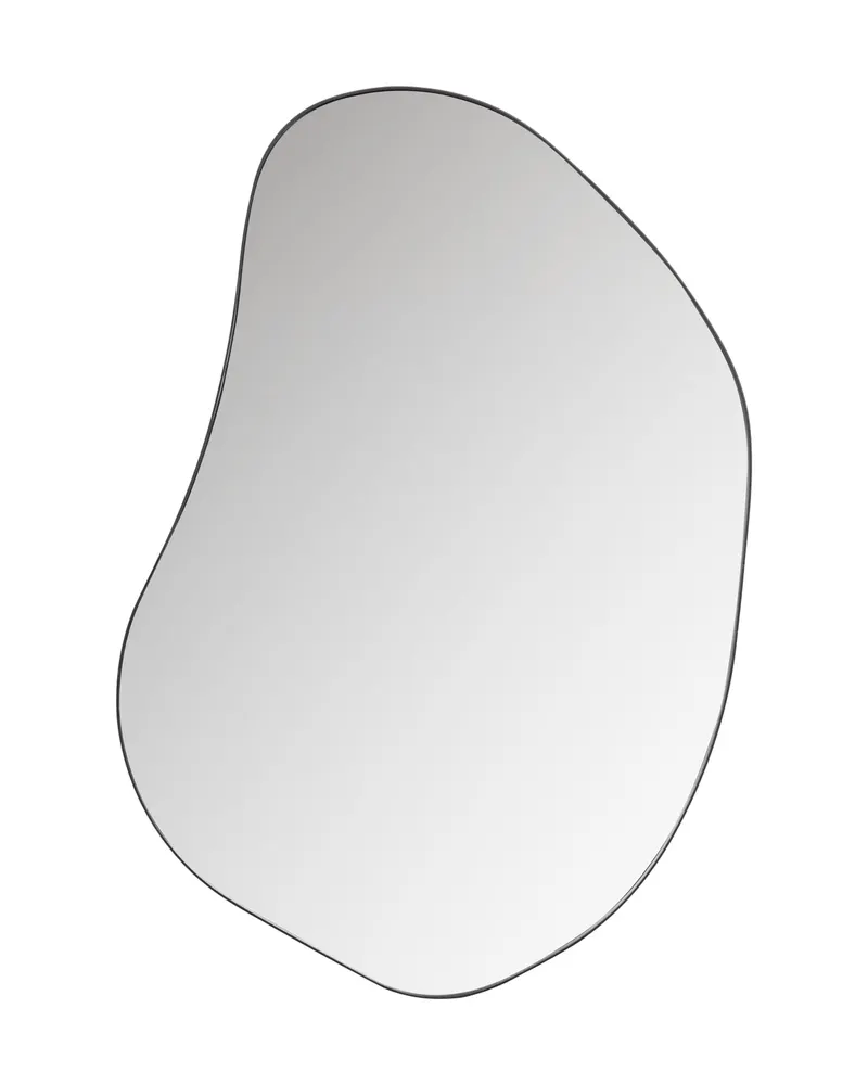 Romee Wandspiegel mit organischer Form, Schwarz, Ansicht 2