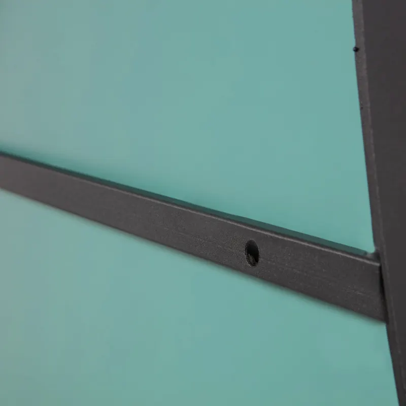 Romee Wandspiegel mit organischer Form, Schwarz, Detail, Ansicht 2