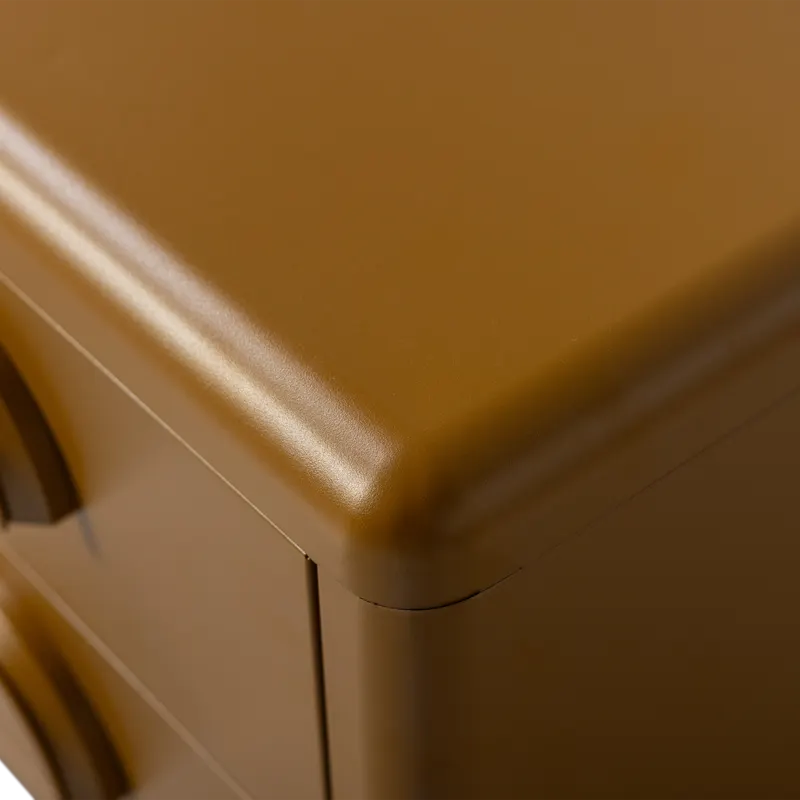 Rune Kommode mit zwei Schubladen, Honiggelb, Detail, Ansicht 1
