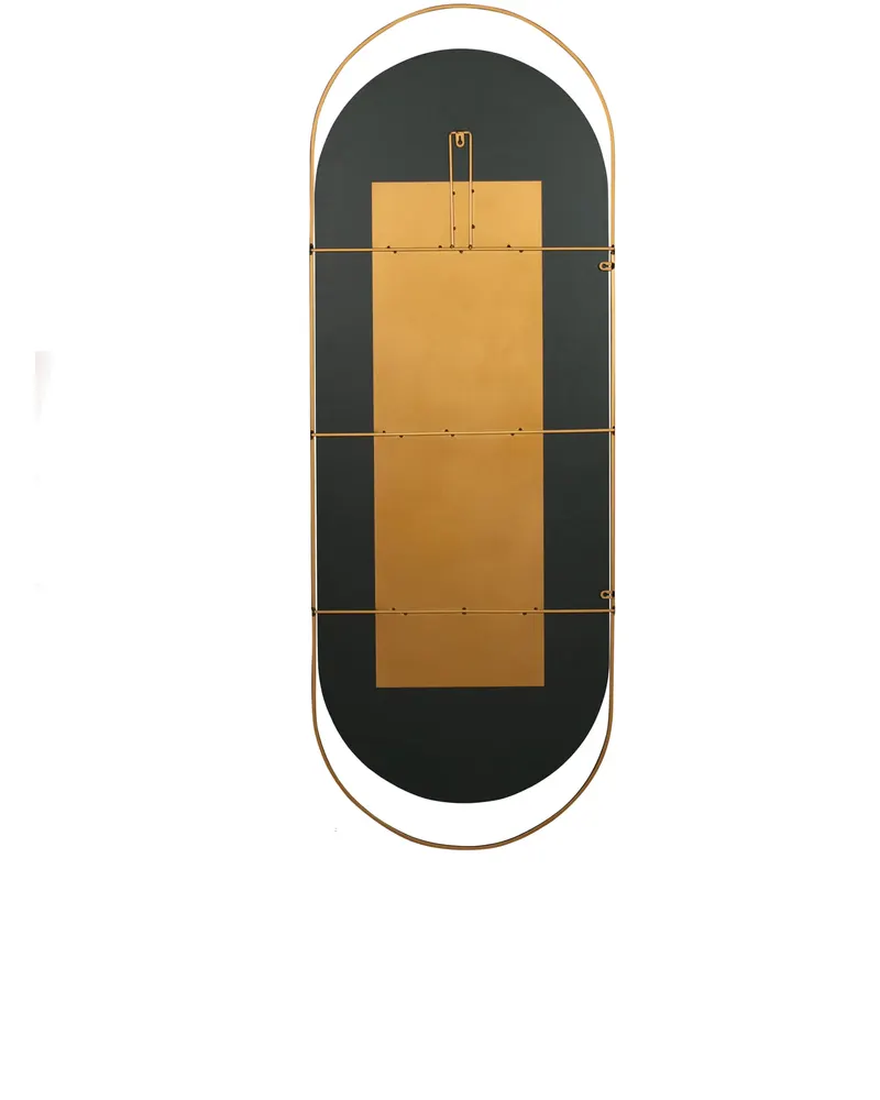 Sanou XL Wandspiegel mit ovalem Eisenrahmen, Antique brass, Ansicht 3