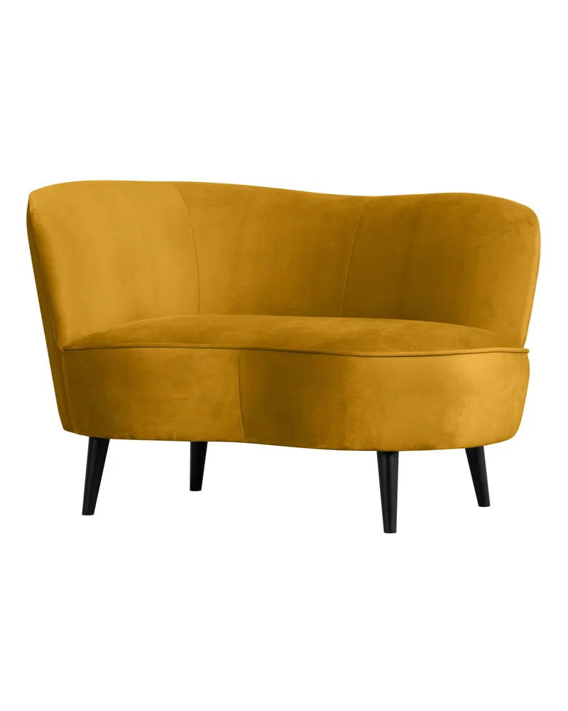 Sara Lounge-Sessel mit einseitiger Lehne, Ocker