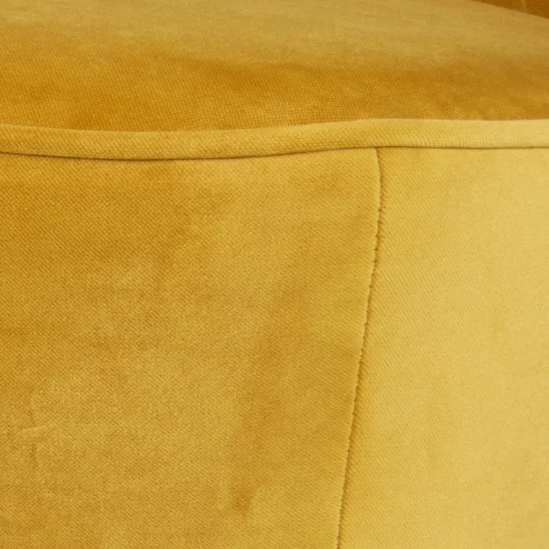 Sara Sessel, Ocker, Samt, Detail