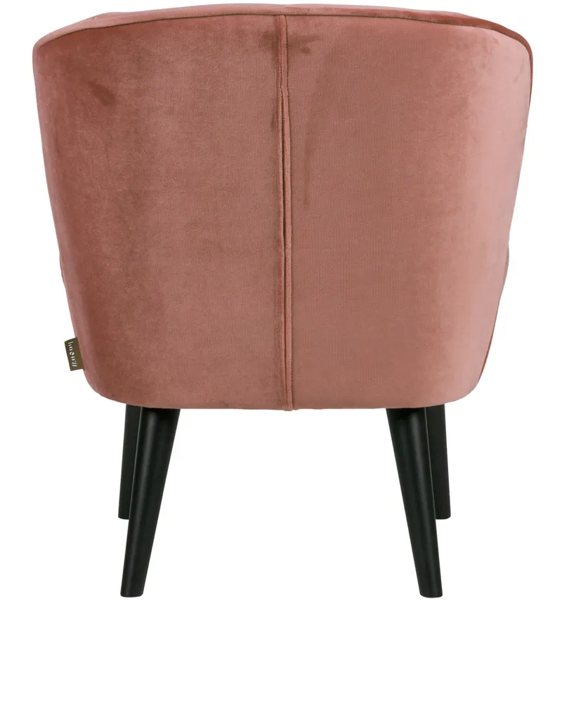 Sara Sessel, Rosa, Samt, Ansicht 5