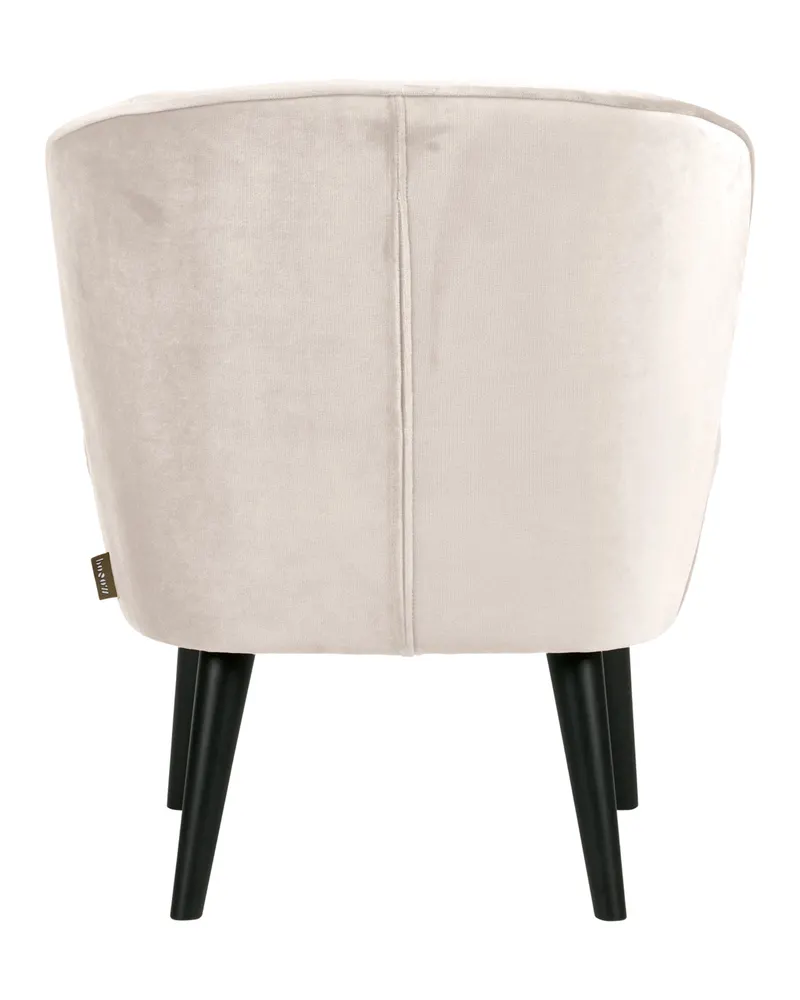 Sara Sessel, Off white, Samt, Ansicht 4