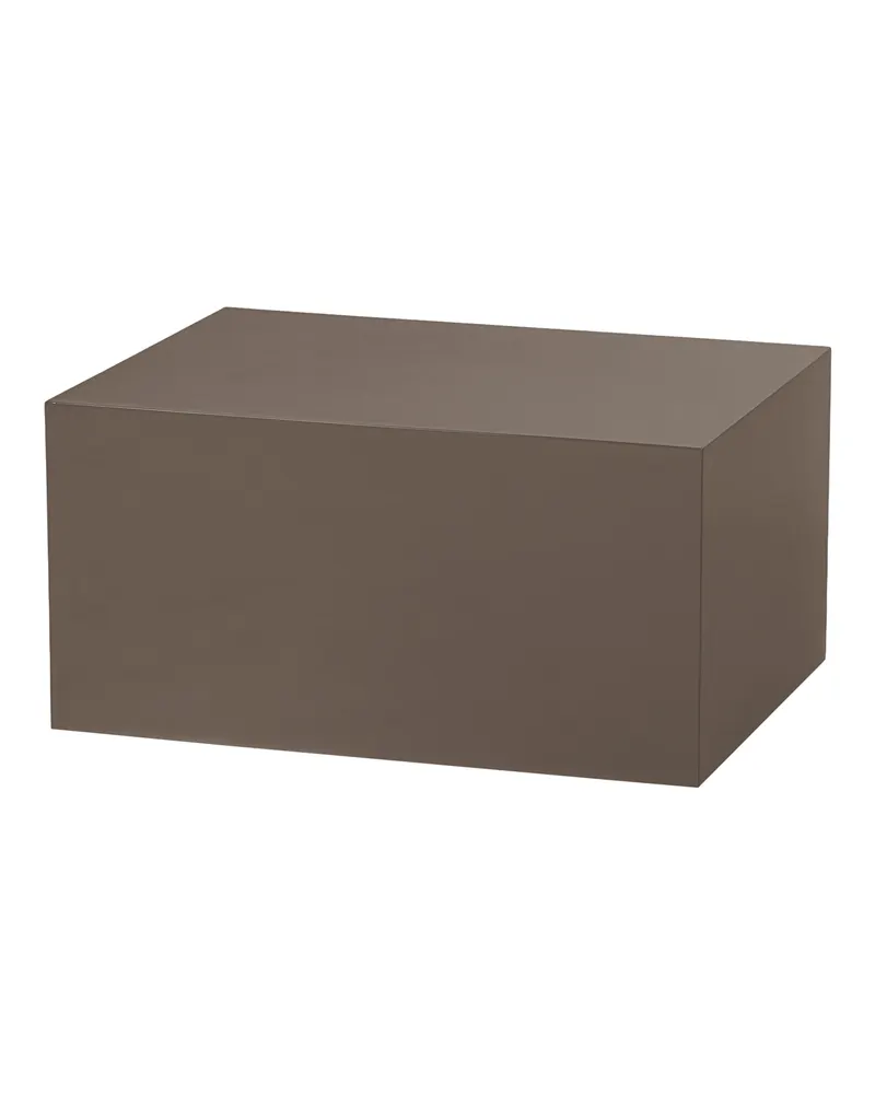 Savo Couchtisch in blockförmiger Bauform, FSC®-zertifiziert, Mokkabraun