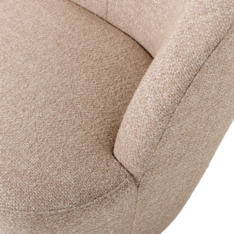 Serra Drehsessel, Natur melange, Melangegewebe, Detail, Ansicht 1