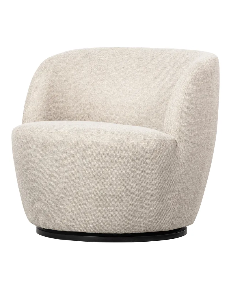 Serra Drehsessel, Off white, Webstoff, Ansicht 1