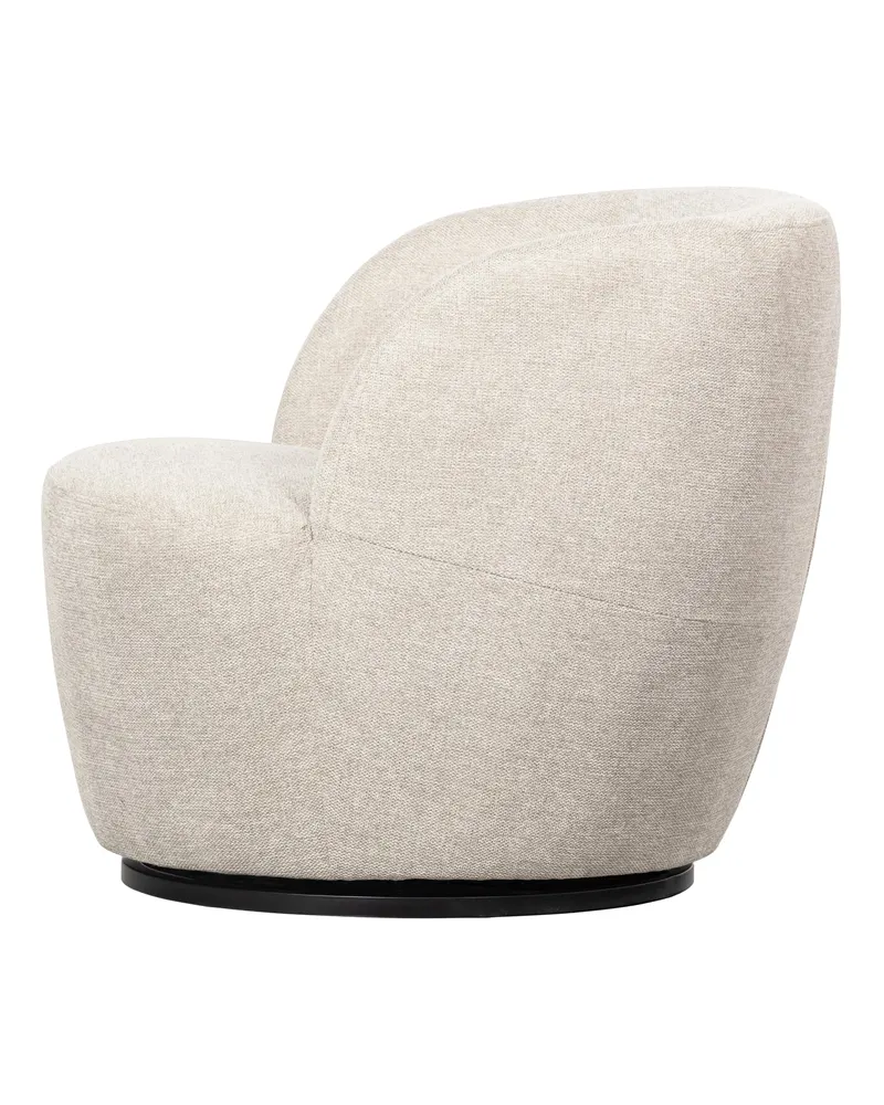 Serra Drehsessel, Off white, Webstoff, Ansicht 3