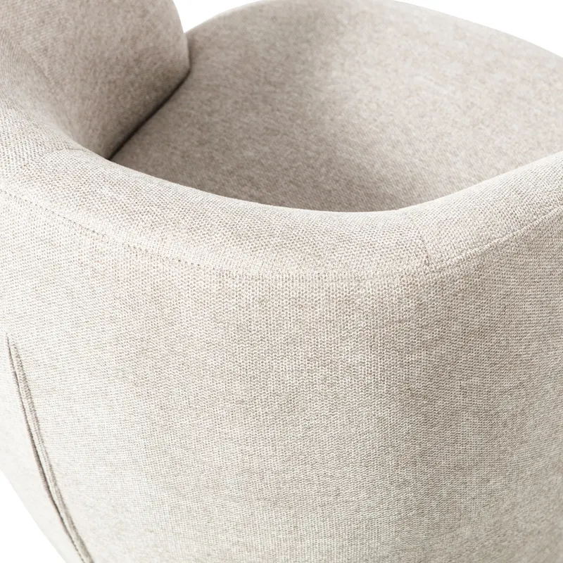 Serra Drehsessel, Off white, Webstoff, Detail, Ansicht 2