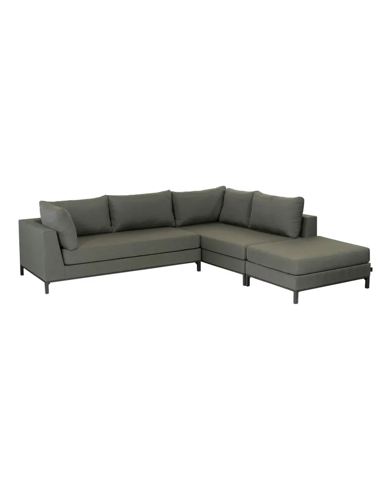 Sicilie Gartenlounge aus Aluminium, Grün