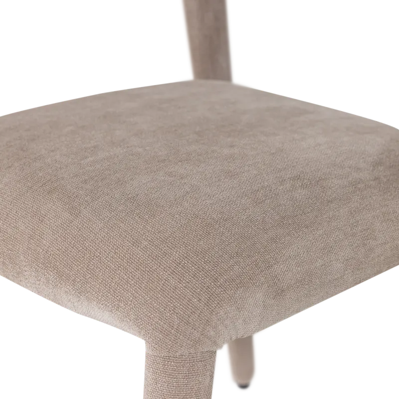 Sile Esszimmerstuhl im Leinenlook, 2er-Set, Sand, Detail, Ansicht 2