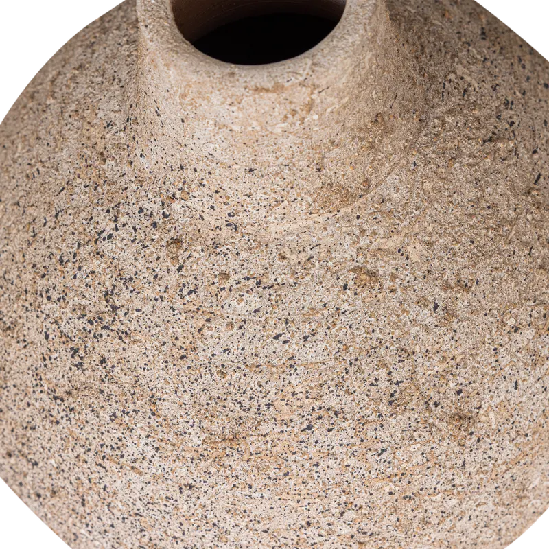 Sive Vase aus Ton, Sand, Detail, Ansicht 2
