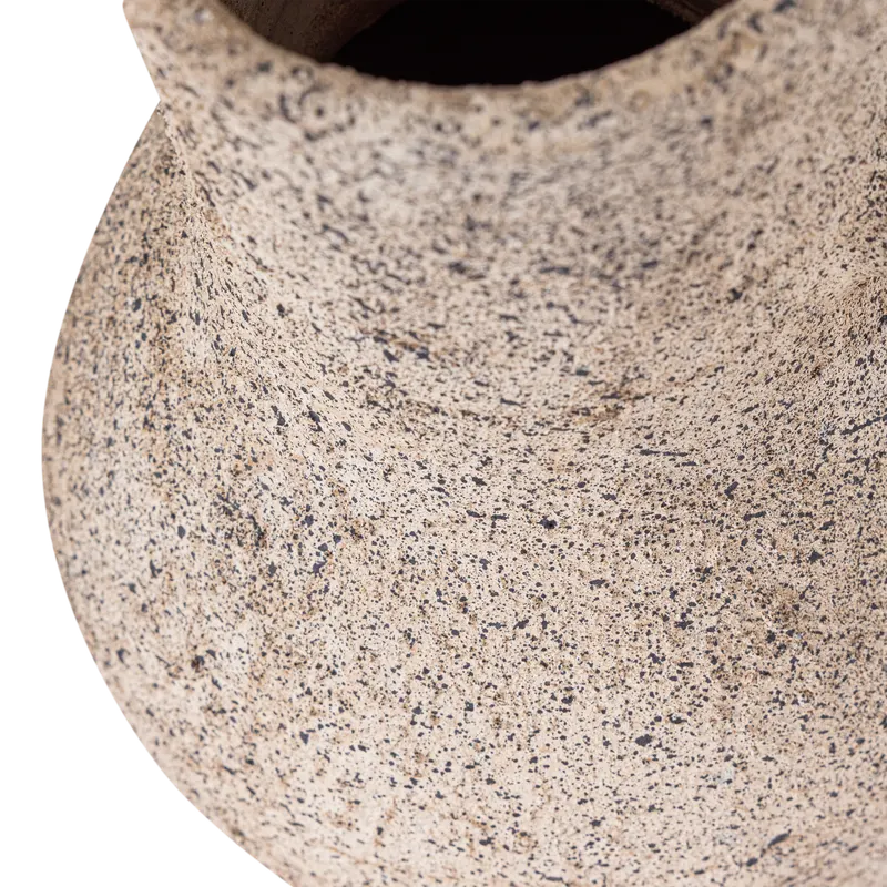 Sive Vase aus Ton, Sand, Detail, Ansicht 1
