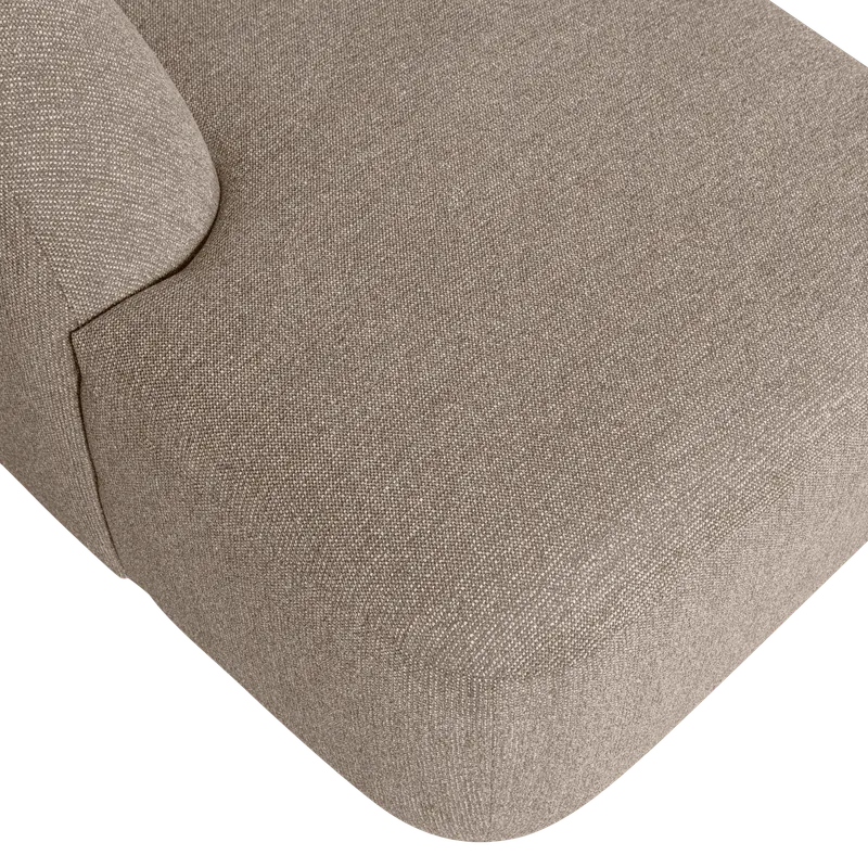 Sloping U-förmiges Ecksofa, Natur melange, Melangegewebe, Detail, Ansicht 1