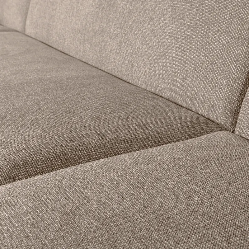 Sloping U-förmiges Ecksofa, Natur melange, Melangegewebe, Detail, Ansicht 2