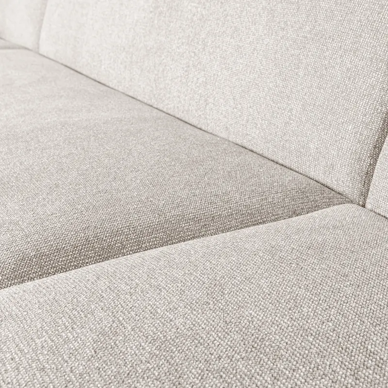 Sloping U-förmiges Ecksofa, Pearl melange, Melangegewebe, Detail, Ansicht 2