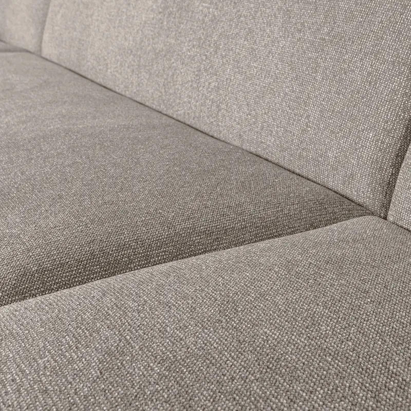 Sloping U-förmiges Ecksofa, Off white melange, Melangegewebe, Detail, Ansicht 2