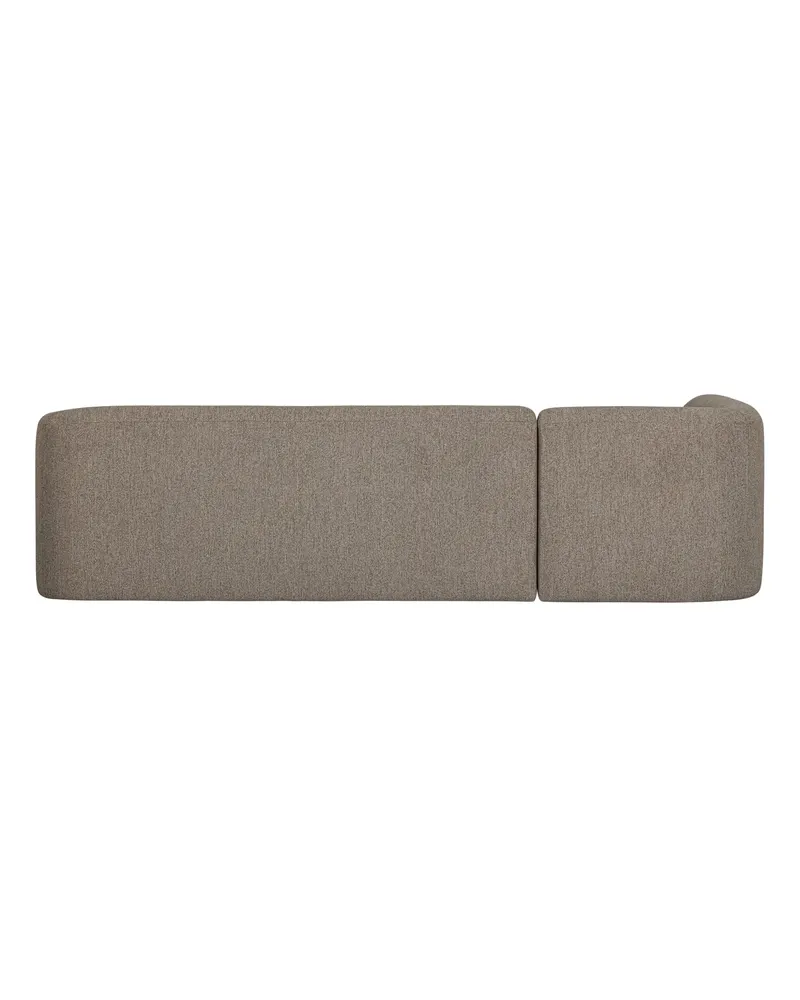 Sloping Ecksofa, Hellbraun melange, links, Ansicht 3