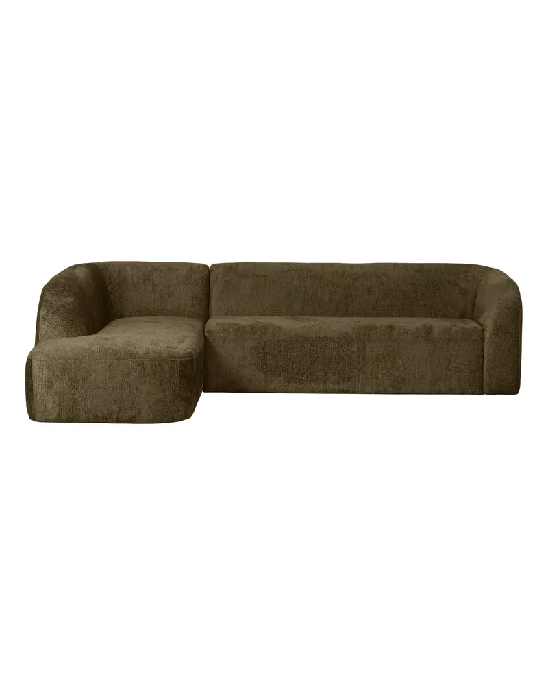 Sloping Ecksofa, Bonsai Struktursamt, links, Ansicht 2