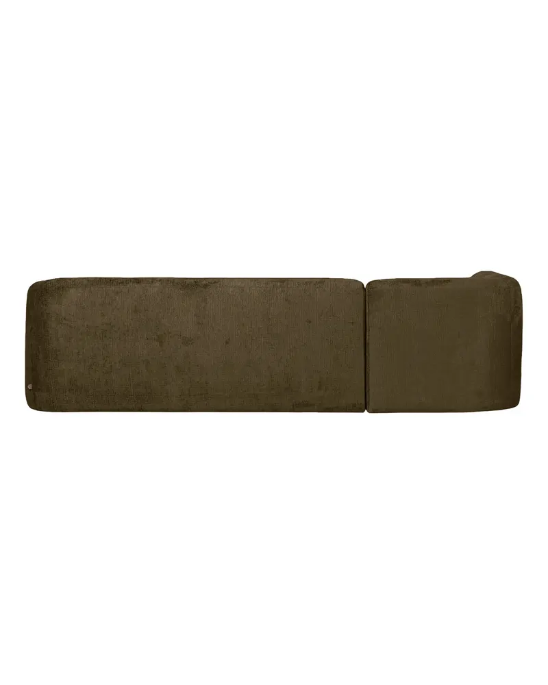 Sloping Ecksofa, Bonsai Struktursamt, links, Ansicht 3