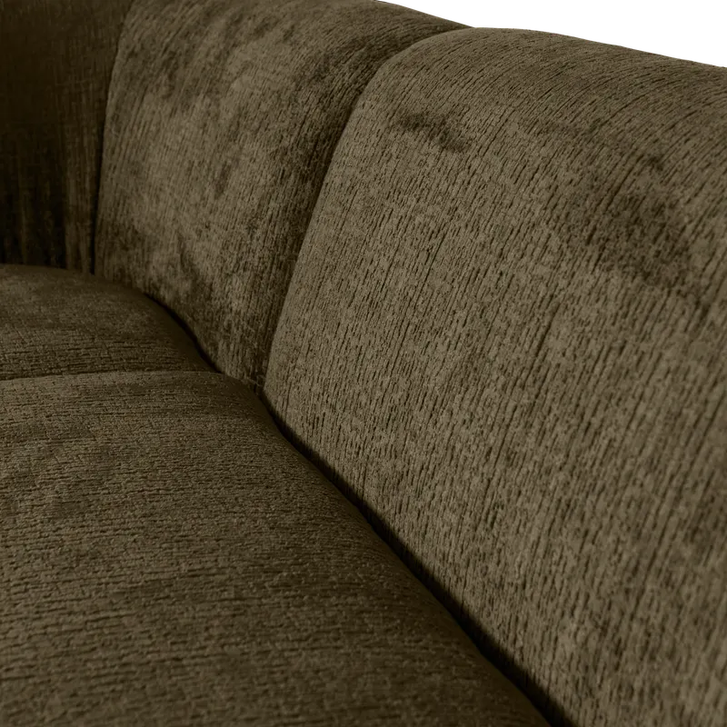 Sloping Ecksofa, Bonsai Struktursamt, links, Detail