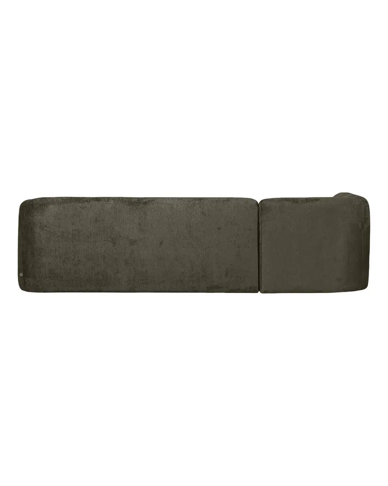 Sloping Ecksofa, Frost Struktursamt, links, Ansicht 3