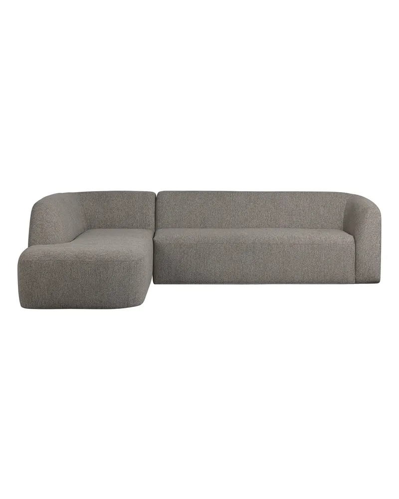 Sloping Ecksofa, Grau melange, links, Ansicht 2