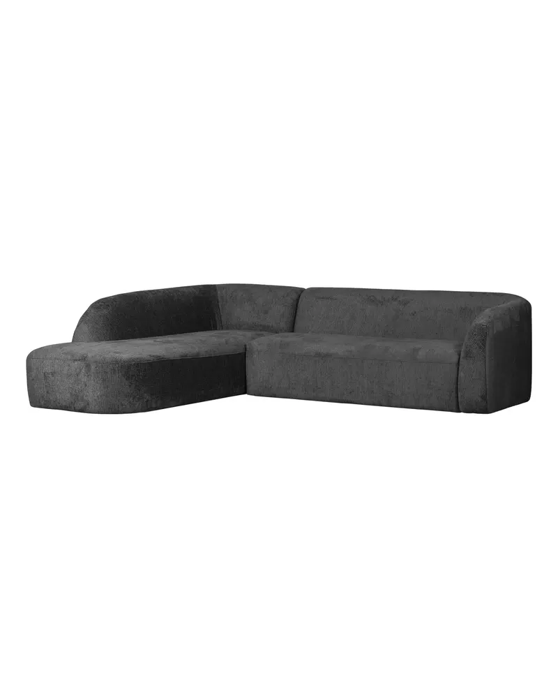 Sloping Ecksofa, Mountain Struktursamt, links, Ansicht 1