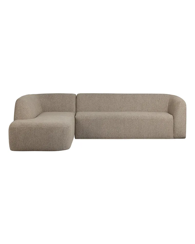 Sloping Ecksofa, Natur melange, links, Ansicht 2