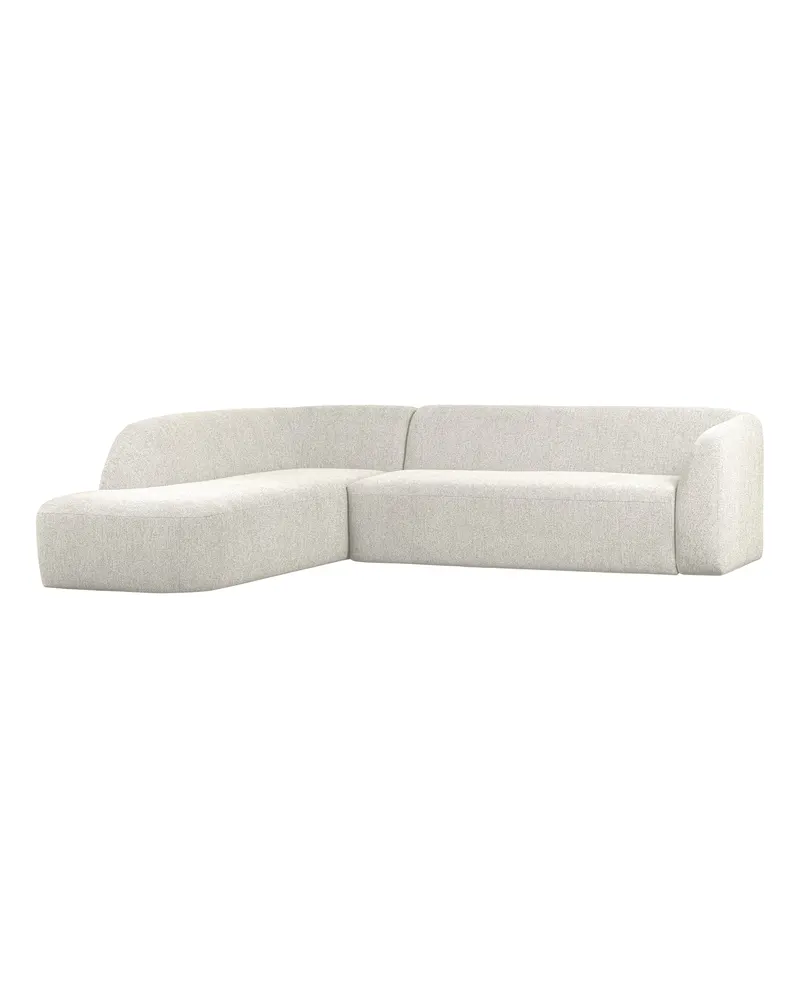 Sloping Ecksofa, Pearl melange, links, Ansicht 1