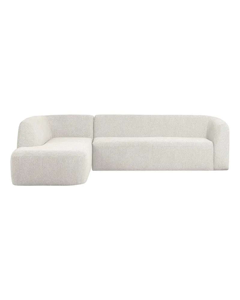 Sloping Ecksofa, Pearl melange, links, Ansicht 2
