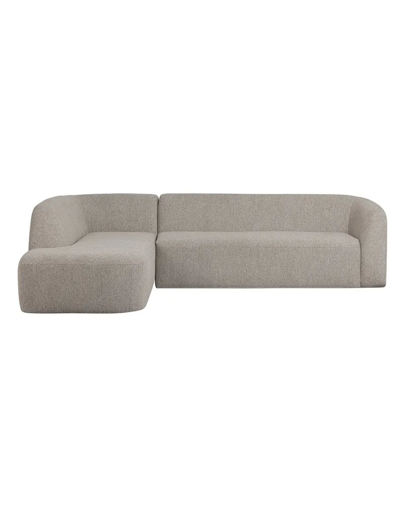 Sloping Ecksofa, Off white melange, links, Ansicht 2