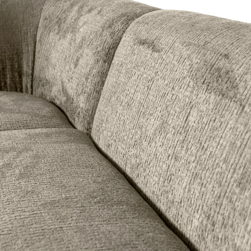 Sloping Ecksofa, Wheatfield Struktursamt, links, Detail, Ansicht 1