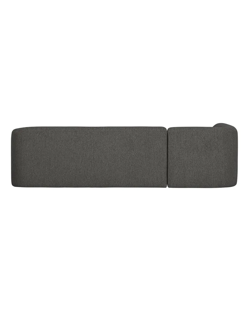 Sloping Ecksofa, Grau/schwarz melange, links, Ansicht 3
