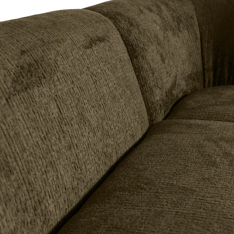 Sloping Ecksofa, Bonsai Struktursamt, rechts, Detail, Ansicht 1