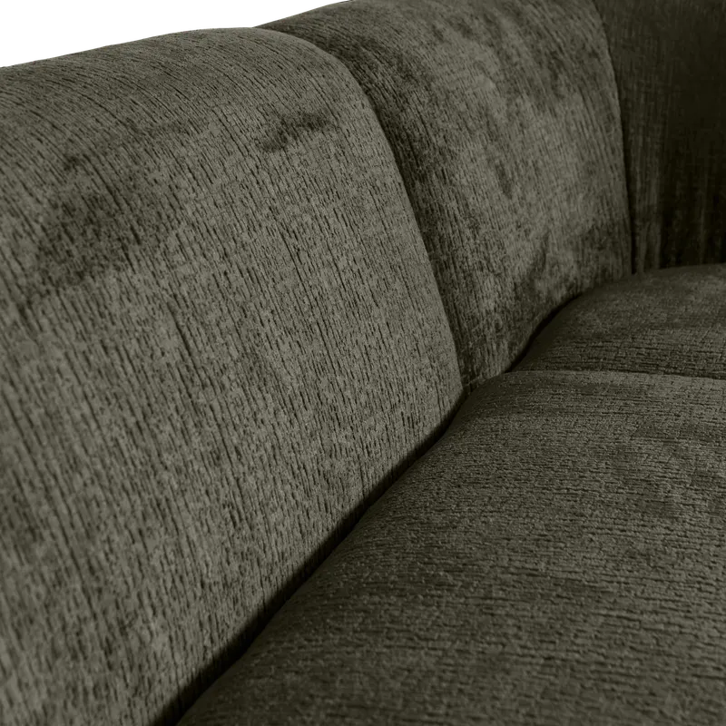 Sloping Ecksofa, Frost Struktursamt, rechts, Detail, Ansicht 1
