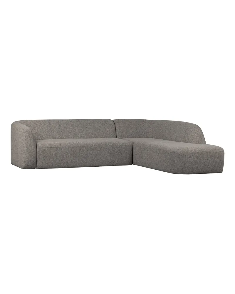 Sloping Ecksofa, Grau melange, rechts, Ansicht 1