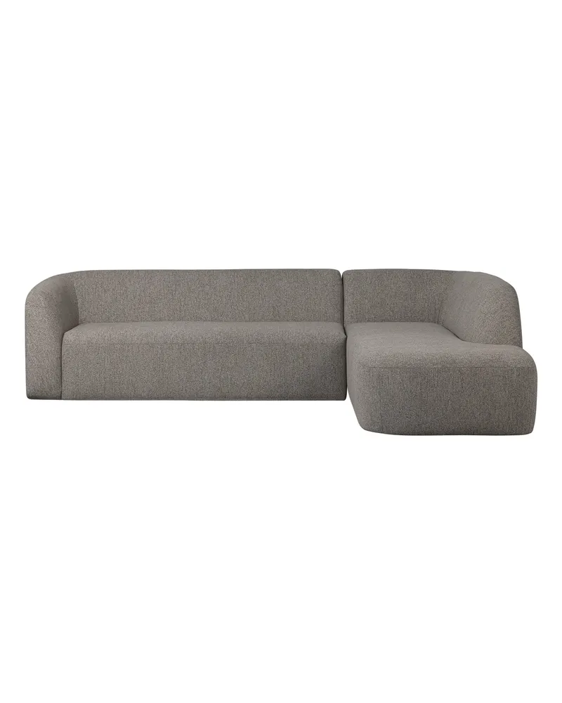 Sloping Ecksofa, Grau melange, rechts, Ansicht 2