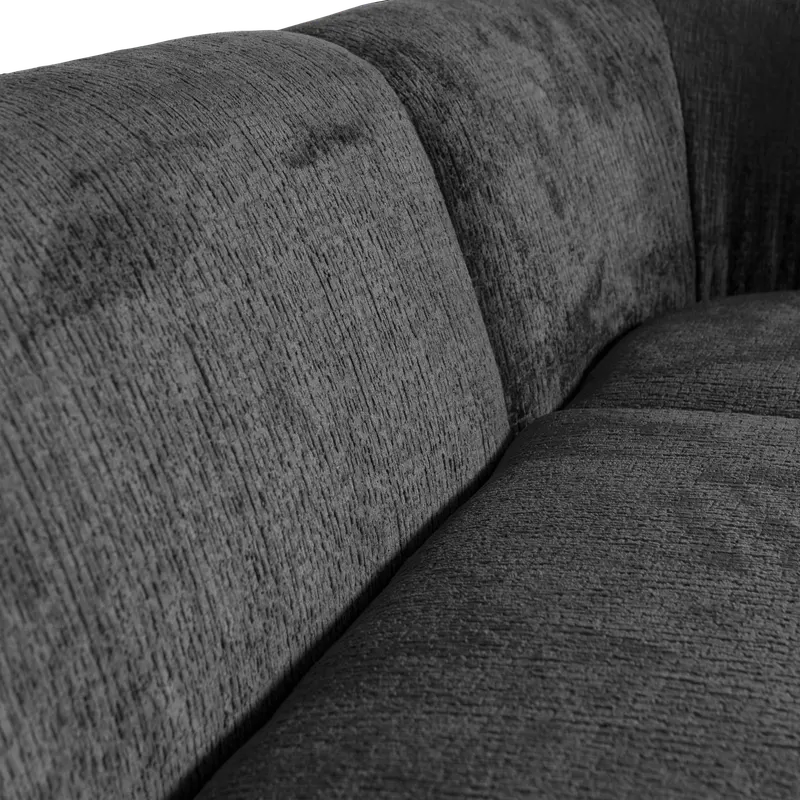 Sloping Ecksofa, Mountain Struktursamt, rechts, Detail, Ansicht 1