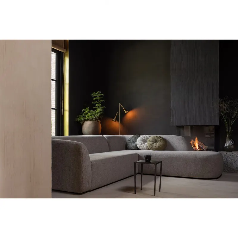 Sloping Ecksofa, Natur melange, rechts, im Wohnraum, Ansicht 2