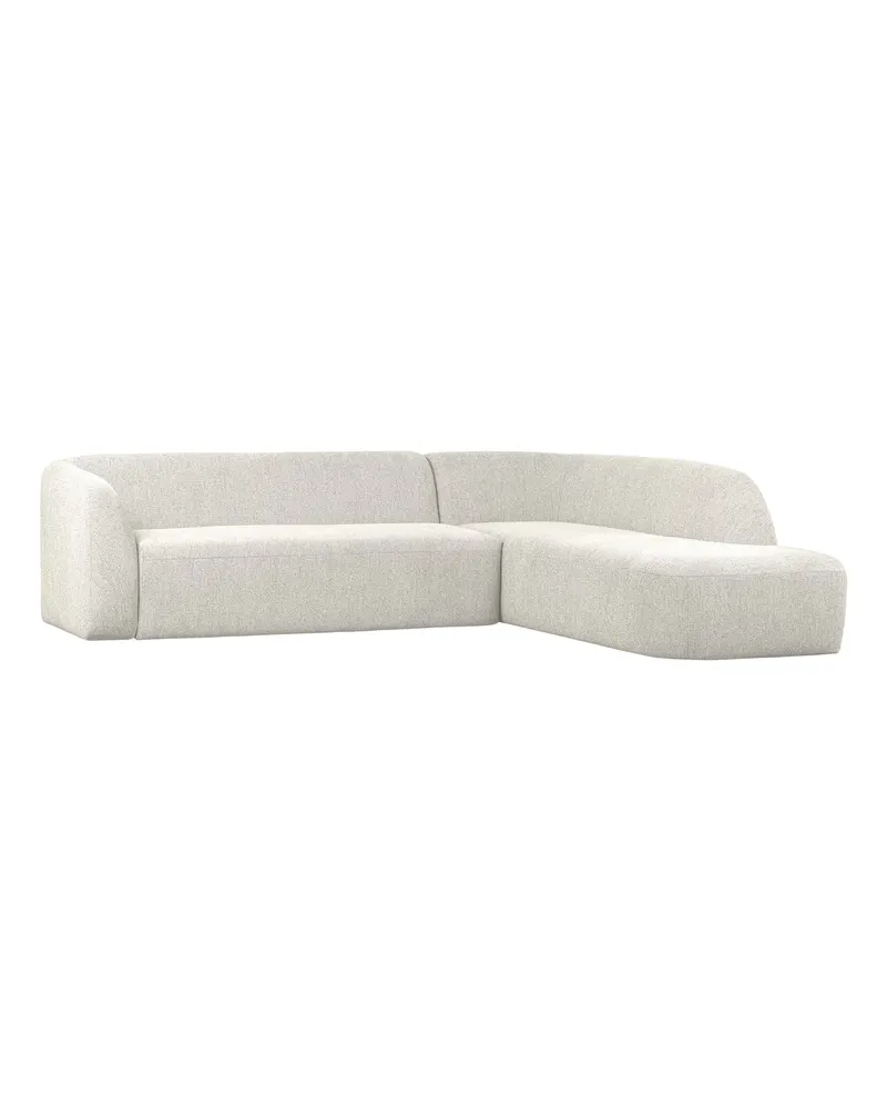Sloping Ecksofa, Pearl melange, rechts, Ansicht 1