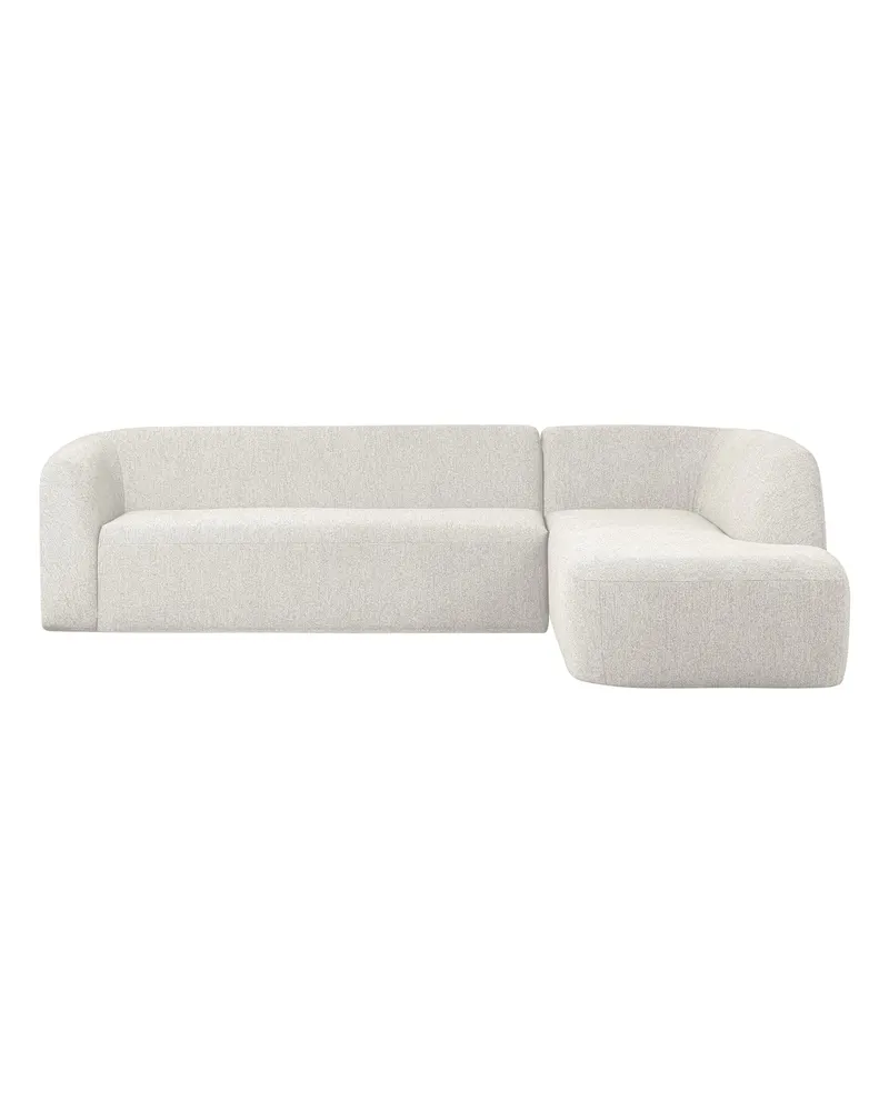 Sloping Ecksofa, Pearl melange, rechts, Ansicht 2