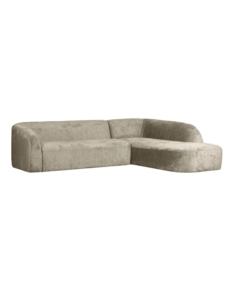 Sloping Ecksofa, Wheatfield Struktursamt, rechts, Ansicht 1