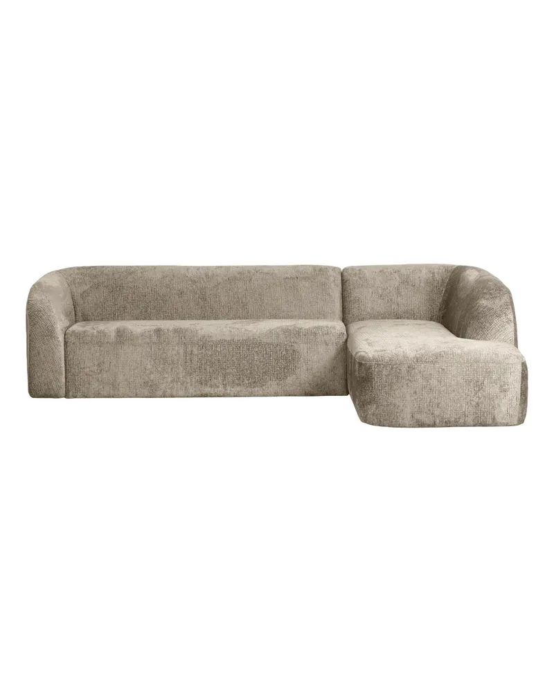 Sloping Ecksofa, Wheatfield Struktursamt, rechts, Ansicht 2