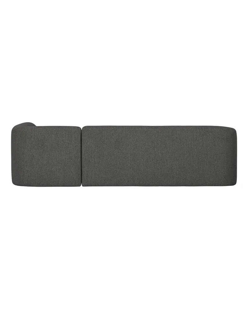 Sloping Ecksofa, Grau/schwarz melange, rechts, Ansicht 3