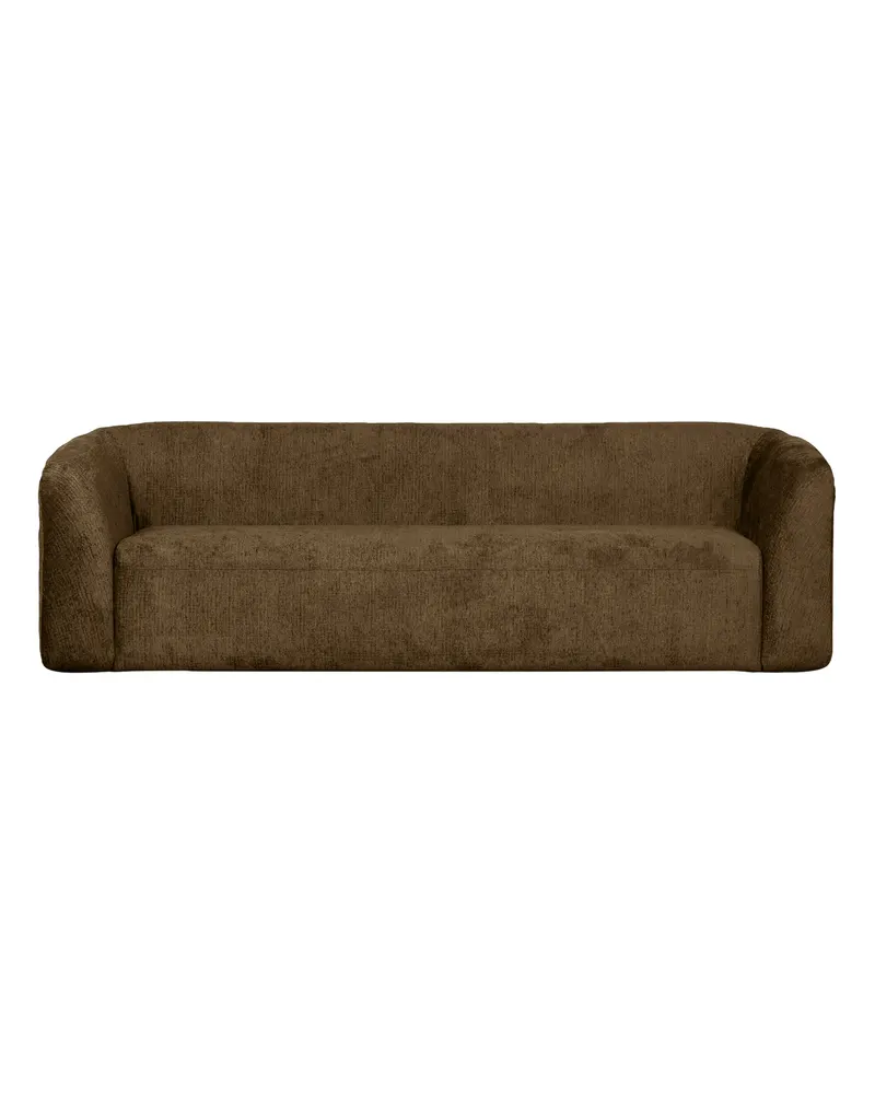 Sloping 3-Sitzer Sofa, Brass, Struktursamt, Ansicht 2