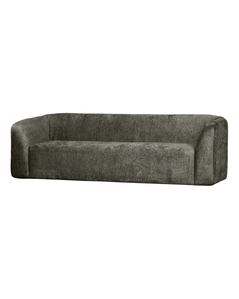 Sloping 3-Sitzer Sofa, Frost, Struktursamt, Ansicht 1