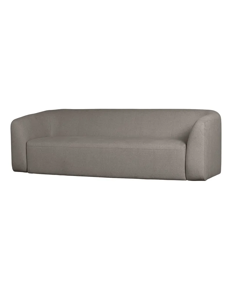 Sloping 3-Sitzer Sofa, Grau melange, Melangegewebe, Ansicht 1