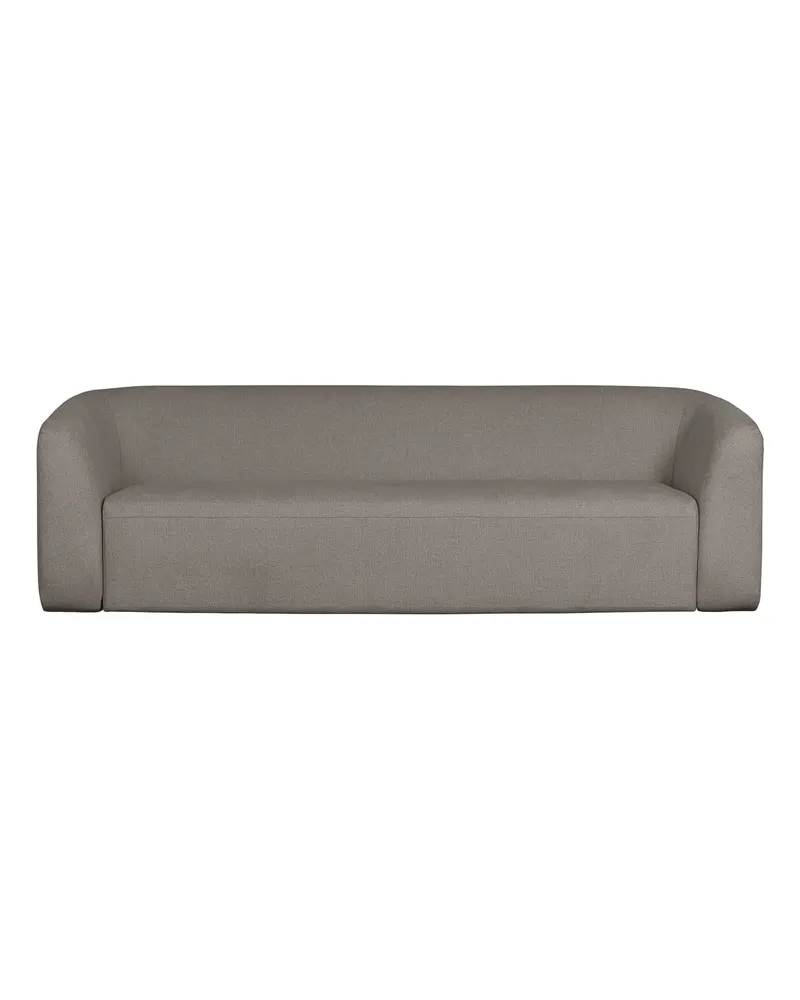 Sloping 3-Sitzer Sofa, Grau melange, Melangegewebe, Ansicht 2