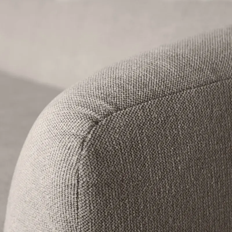 Sloping 3-Sitzer Sofa, Off white melange, Melangegewebe, Detail, Ansicht 1